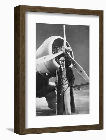 Howard Hughes, US Aviation Pioneer-Science, Industry and Business Library-Framed Photographic Print