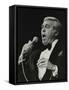 Howard Keel Singing at the Forum Theatre, Hatfield, Hertfordshire, 14 May 1983-Denis Williams-Framed Stretched Canvas