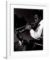 Howard McGhee and Miles Davis-William P^ Gottlieb-Framed Art Print