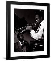 Howard McGhee and Miles Davis-William P^ Gottlieb-Framed Art Print