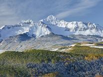 A Fresh Blanket of Snow on Mount Wilson Signifies a Change of Seasons in the Rocky Mountains.-Howard Newcomb-Photographic Print