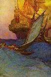 Excalibur the Sword, illustration from 'The Story of King Arthur and his Knights', 1903-Howard Pyle-Giclee Print