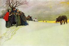 A Lonely Duel in the Middle of a Great Sunny Field-Howard Pyle-Giclee Print