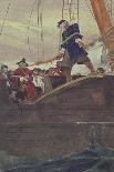 Pirate attack on a galleon-Howard Pyle-Giclee Print