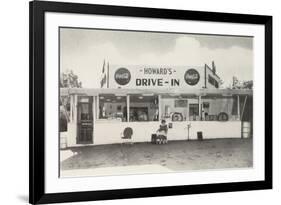 Howard's Drive-In, Roadside Retro-null-Framed Premium Giclee Print