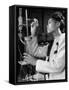 Howard University Student Working in Laboratory-Alfred Eisenstaedt-Framed Stretched Canvas