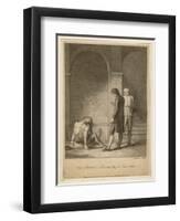 Howard Visits Prison-null-Framed Art Print