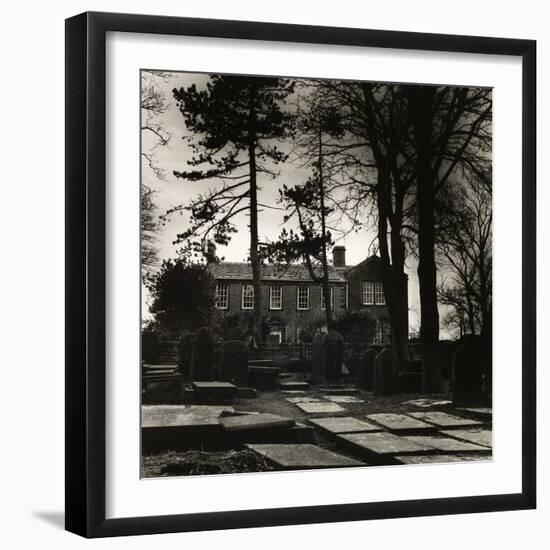 Howarth Parsonage, House Of the Brontes-Fay Godwin-Framed Giclee Print