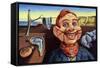 Howdy Dali Doody-James W. Johnson-Framed Stretched Canvas