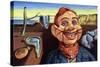 Howdy Dali Doody-James W. Johnson-Stretched Canvas