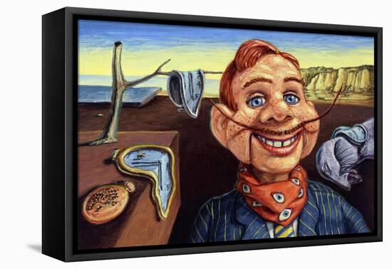 Howdy Dali Doody-James W. Johnson-Framed Stretched Canvas