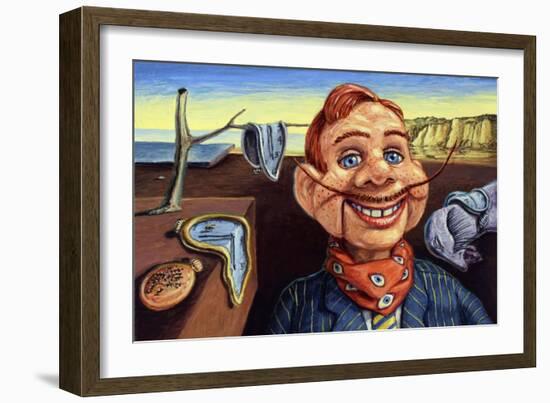 Howdy Dali Doody-James W. Johnson-Framed Giclee Print