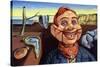 Howdy Dali Doody-James W. Johnson-Stretched Canvas