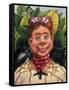 Howdy Frida Doody with Thorns-James W. Johnson-Framed Stretched Canvas