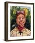 Howdy Frida Doody with Thorns-James W. Johnson-Framed Giclee Print