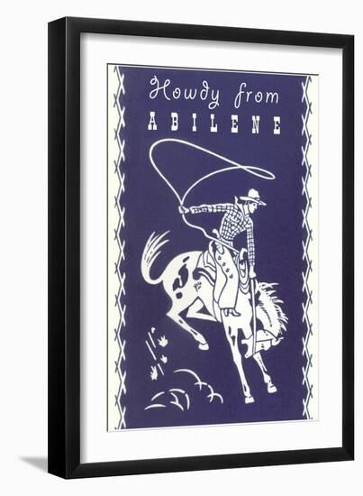 Howdy from Abilene, Texas-null-Framed Art Print