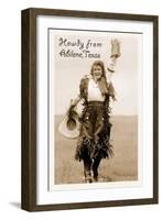 Howdy from Abilene, Texas-null-Framed Art Print