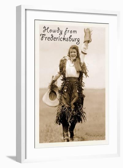 Howdy from Fredricksburg, Texas-null-Framed Art Print