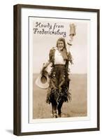 Howdy from Fredricksburg, Texas-null-Framed Art Print