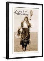 Howdy from Fredricksburg, Texas-null-Framed Art Print