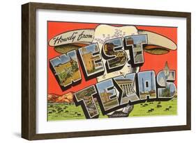 Howdy from West Texas-null-Framed Art Print
