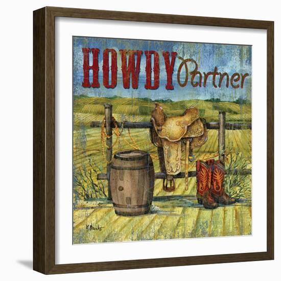 Howdy Partner I-Paul Brent-Framed Art Print