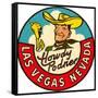 Howdy Podner Logo, Las Vegas, Nevada-null-Framed Stretched Canvas