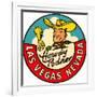 Howdy Podner Logo, Las Vegas, Nevada-null-Framed Art Print