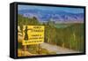 Howdy Stranger, Sign for Jackson Hole, Wyoming-null-Framed Stretched Canvas