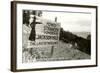 Howdy Stranger, Sign into Jackson Hole, Wyoming-null-Framed Art Print