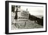 Howdy Stranger, Sign into Jackson Hole, Wyoming-null-Framed Art Print