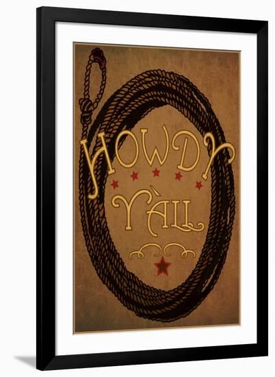 Howdy Y’All-Julie Goonan-Framed Giclee Print