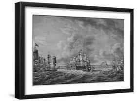 'Howe at Gibraltar', c1785-Richard Paton-Framed Giclee Print
