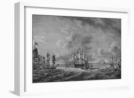 'Howe at Gibraltar', c1785-Richard Paton-Framed Giclee Print