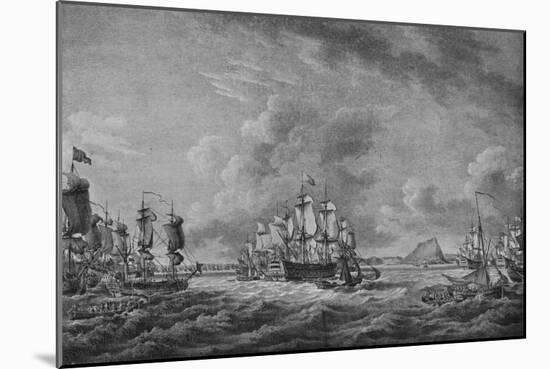 'Howe at Gibraltar', c1785-Richard Paton-Mounted Giclee Print