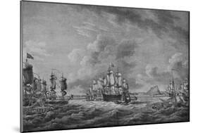 'Howe at Gibraltar', c1785-Richard Paton-Mounted Giclee Print