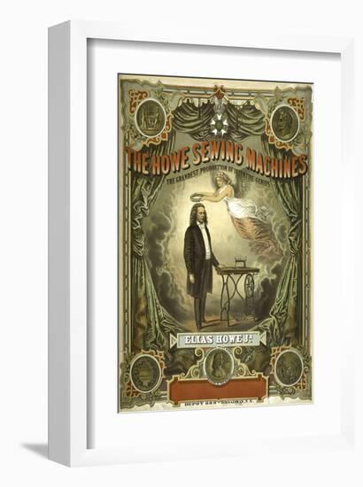 Howe Sewing Machines-null-Framed Art Print