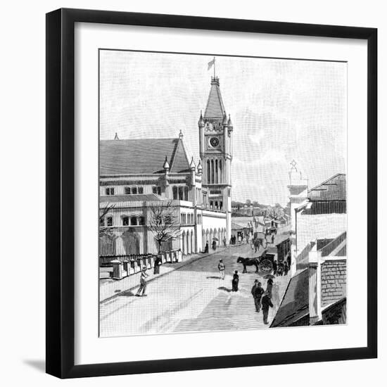 Howick Street, Perth, Australia, 1886-null-Framed Giclee Print