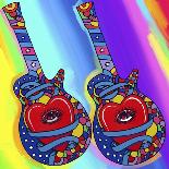 Pop Art Guitar Butterfly-Howie Green-Giclee Print