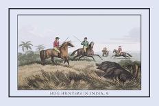 Hog Hunters in India-Howitt-Framed Art Print