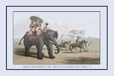 Hog Hunters in India-Howitt-Framed Art Print