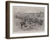 Howitzer Ammunition Columns with Lord Robert's Force on the March of the Front-Charles Edwin Fripp-Framed Giclee Print