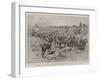 Howitzer Ammunition Columns with Lord Robert's Force on the March of the Front-Charles Edwin Fripp-Framed Giclee Print
