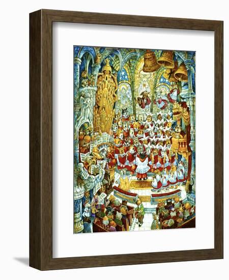 Howl-A-Lujah-Bill Bell-Framed Giclee Print