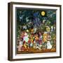 Howl-O-Ween Dogs 2-Bill Bell-Framed Giclee Print