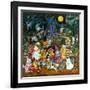 Howl-O-Ween Dogs 2-Bill Bell-Framed Giclee Print