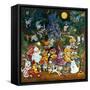 Howl-O-Ween Dogs 2-Bill Bell-Framed Stretched Canvas