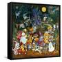 Howl-O-Ween Dogs 2-Bill Bell-Framed Stretched Canvas