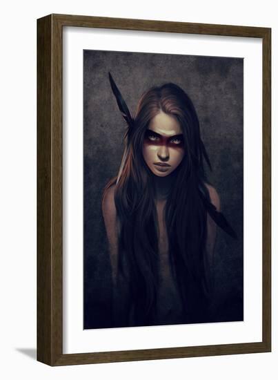 Howl-Charlie Bowater-Framed Art Print