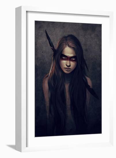 Howl-Charlie Bowater-Framed Art Print